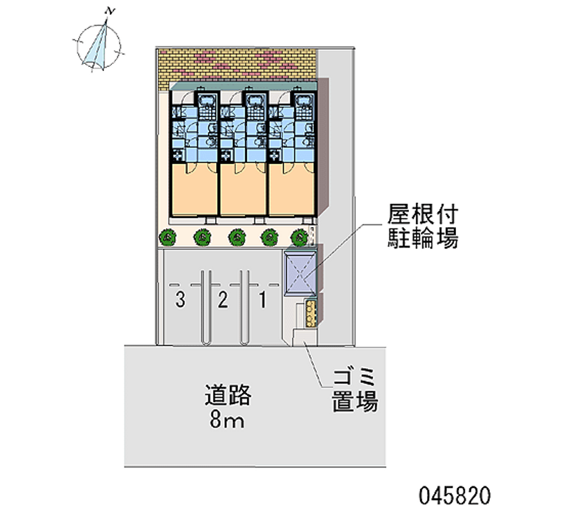 45820 bãi đậu xe hàng tháng