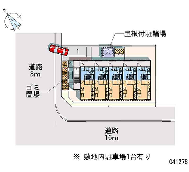 レオパレス大谷地 区画図