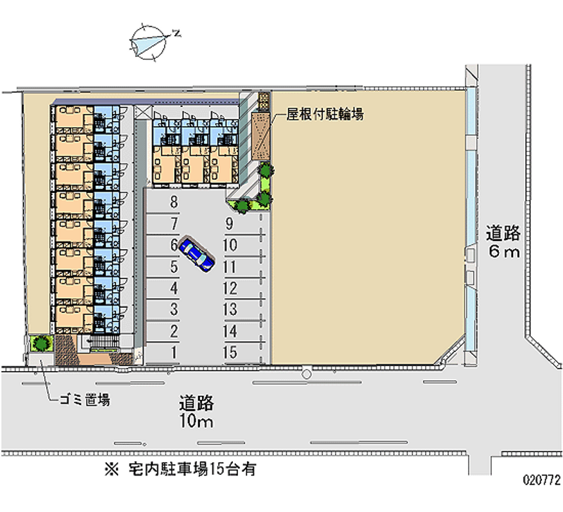 20772 Monthly parking lot