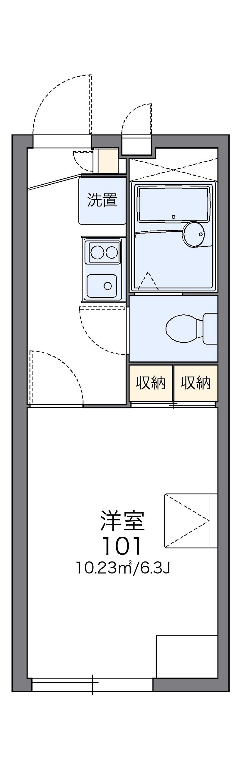 レオパレスＭＹ　ＤＲＥＡＭ 間取図