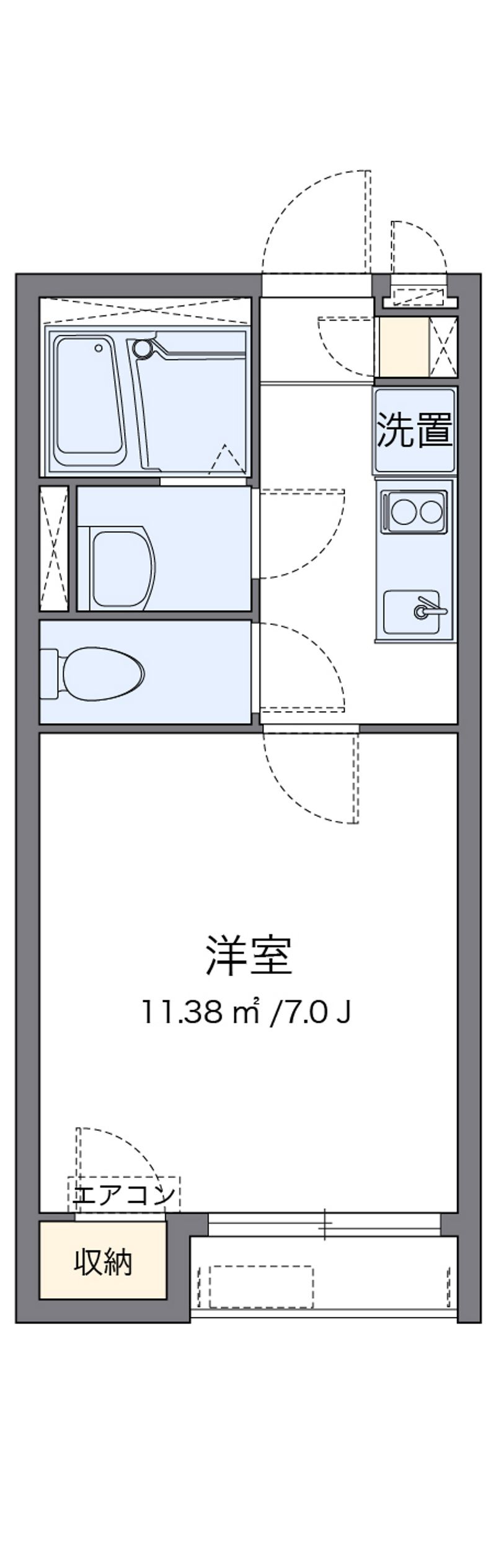 クレイノハウスＣＦＧ 間取図