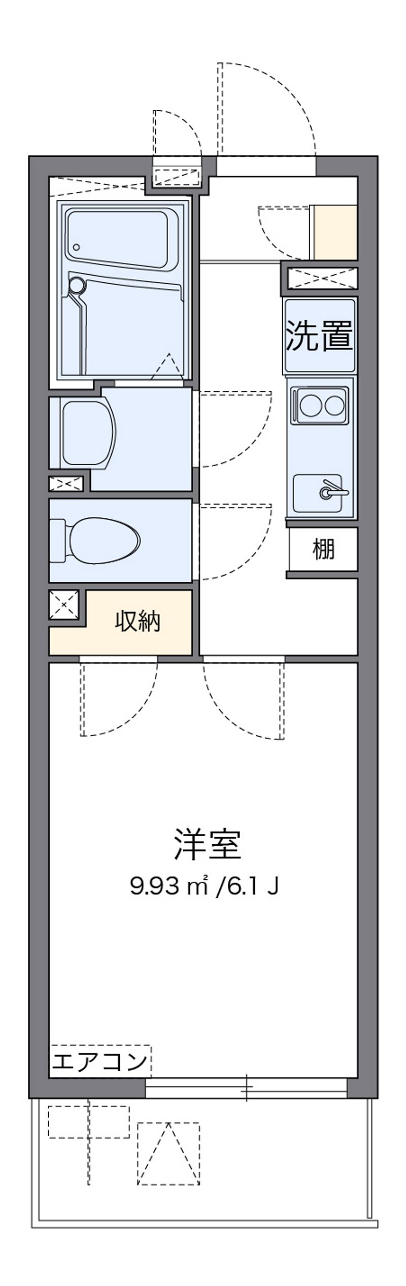 クレイノエスペランザ 間取図