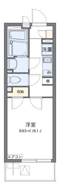 クレイノエスペランザ 間取り図