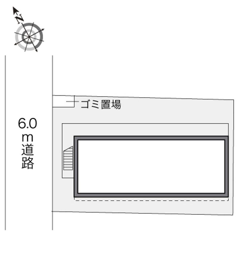 レオパレス黎明 配置図