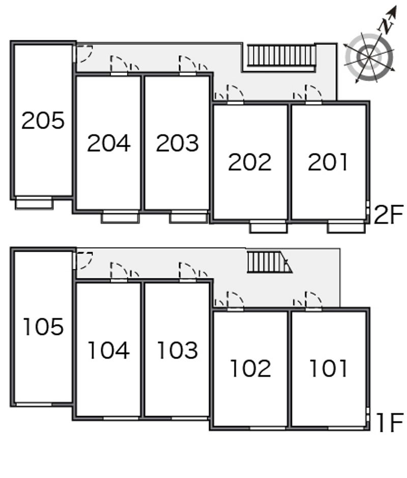 クレイノＳ 間取配置図