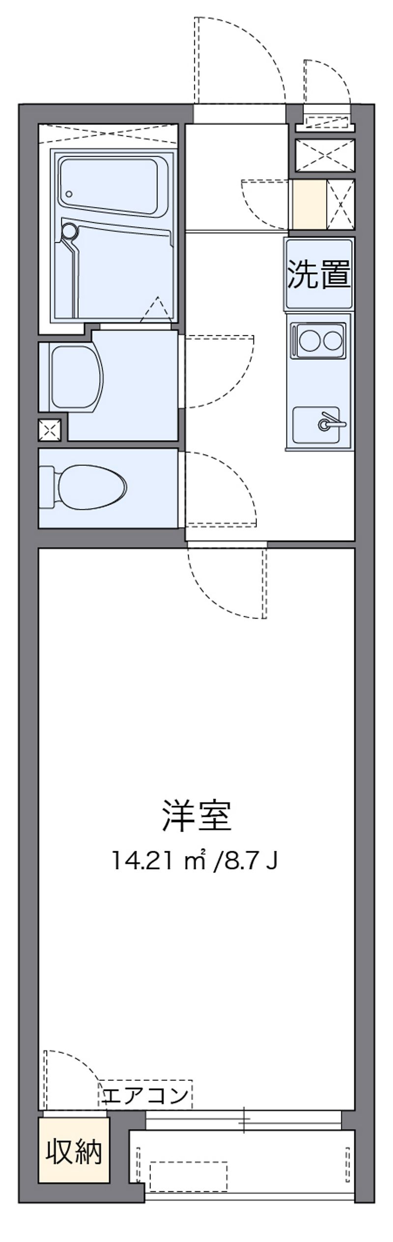 クレイノ垂井 間取図