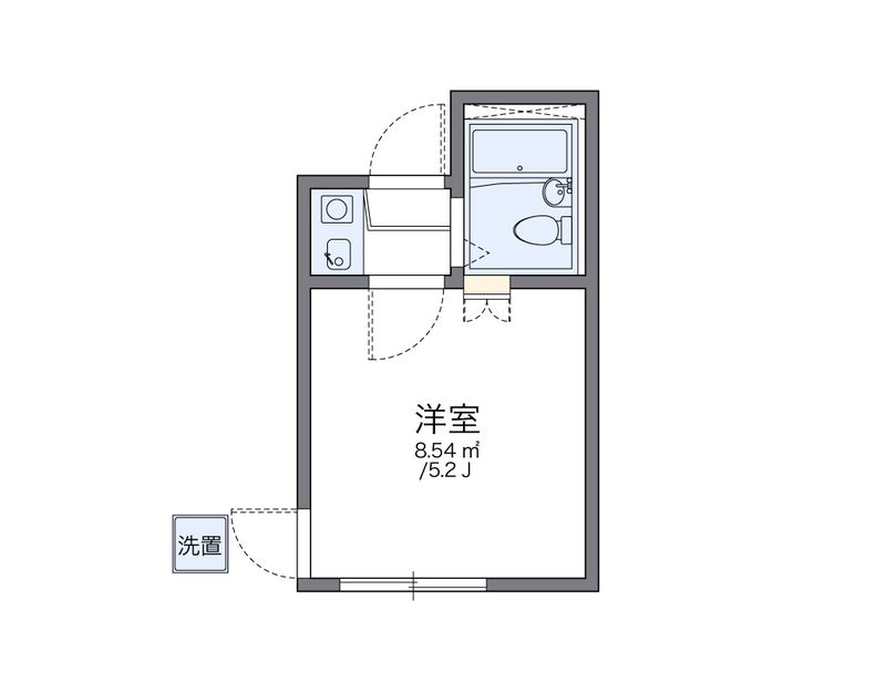 レオパレスＫＵＲＡＴＡ 間取図