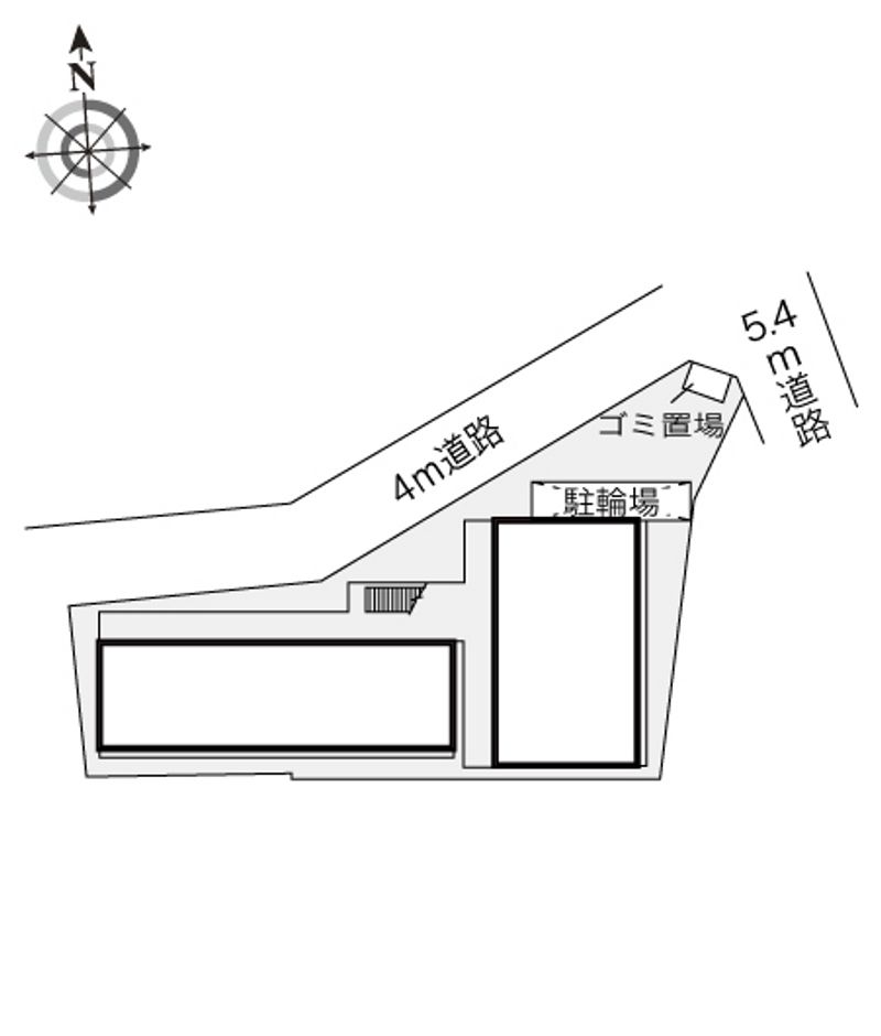 レオパレスグランディオス野田 配置図