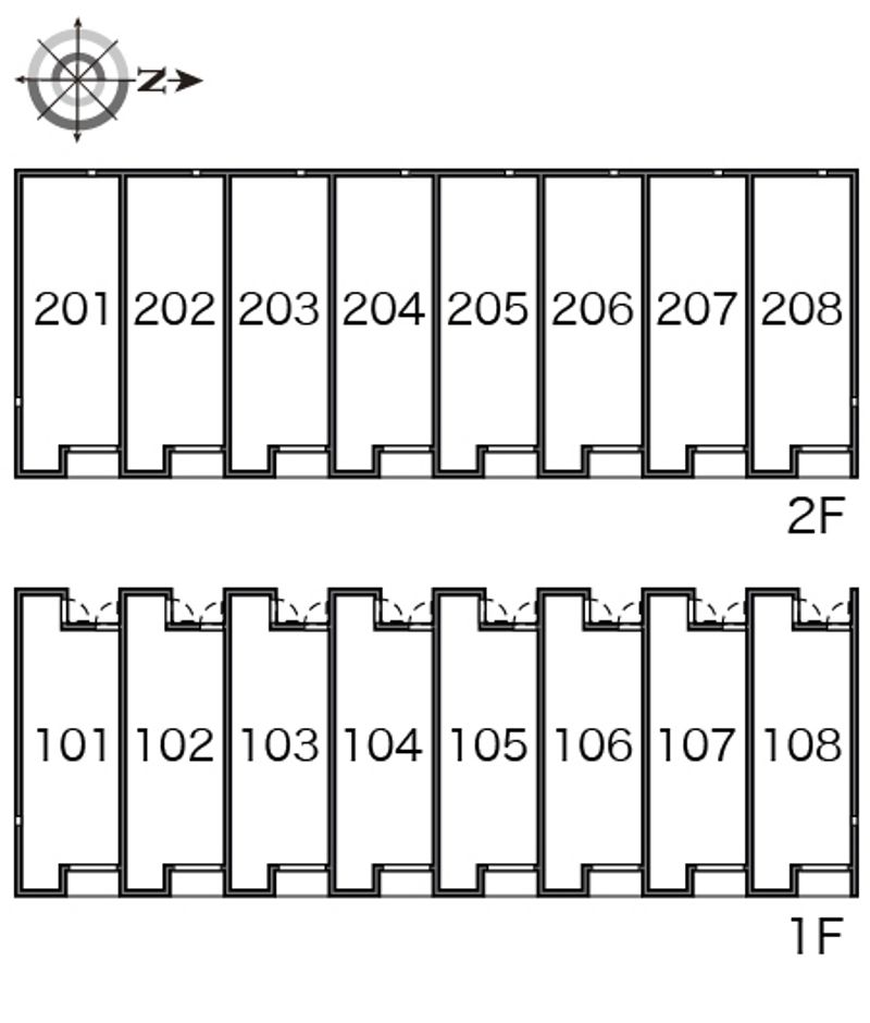 レオネクストコンフォートパレス 間取配置図