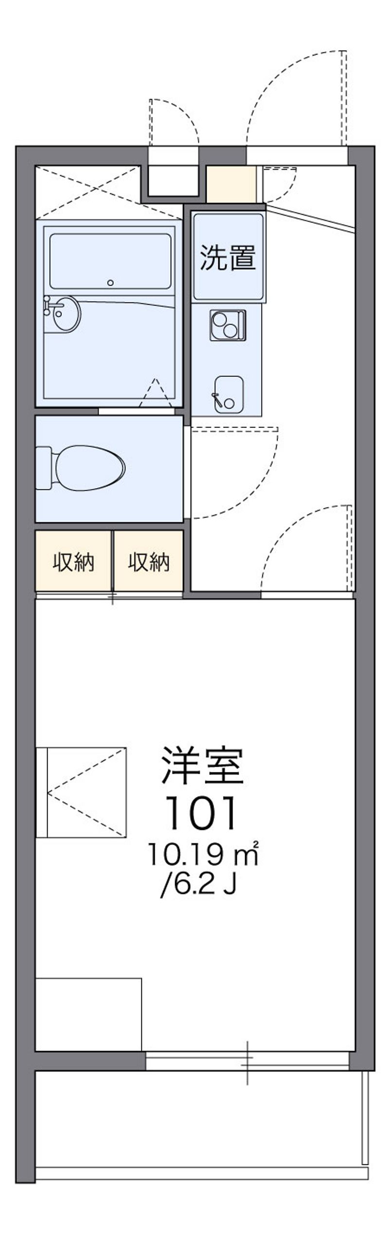 レオパレスサン・リベルタ 間取図