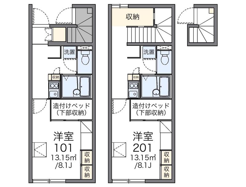 レオパレス望 間取図
