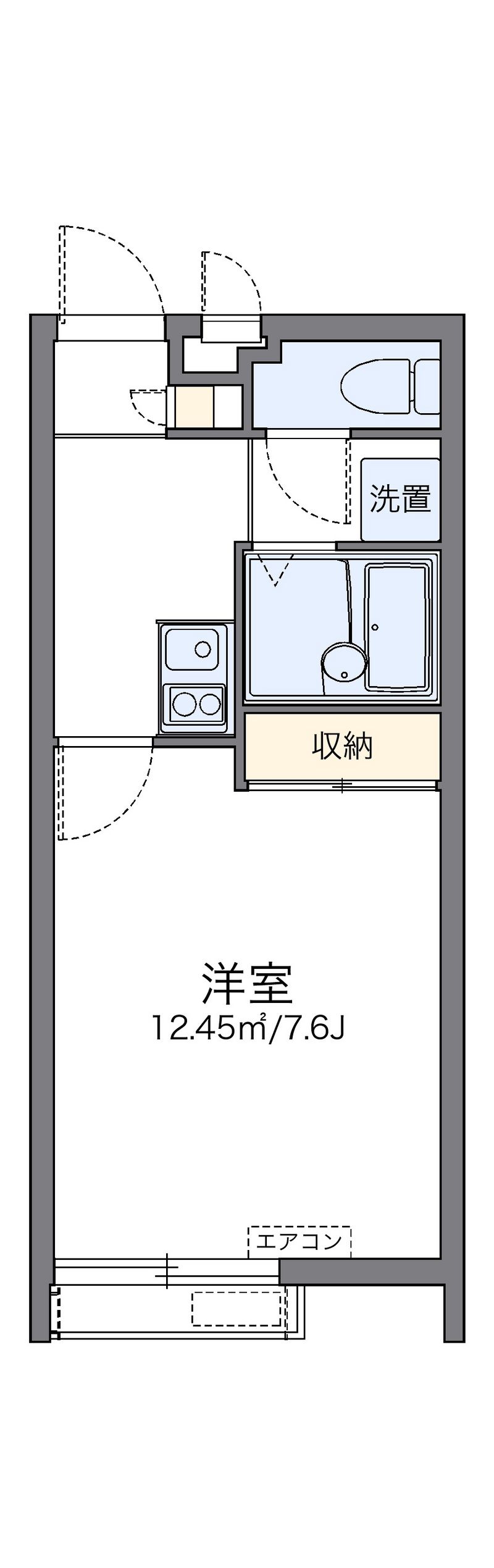 leopalace Konan Uehara 户型图