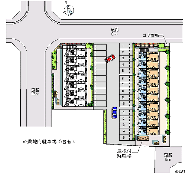 24367 Monthly parking lot