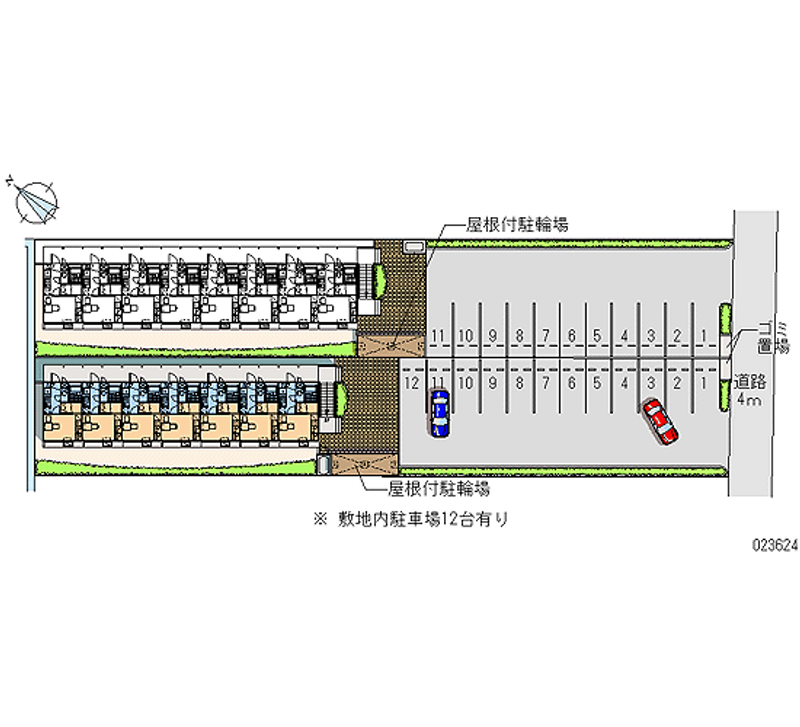 23624 bãi đậu xe hàng tháng