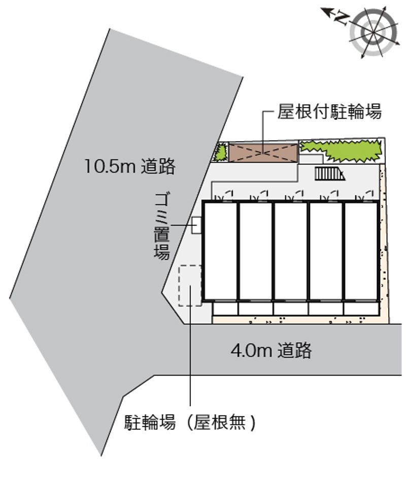 レオネクストＴ　ヴィルヌーブⅤ 配置図