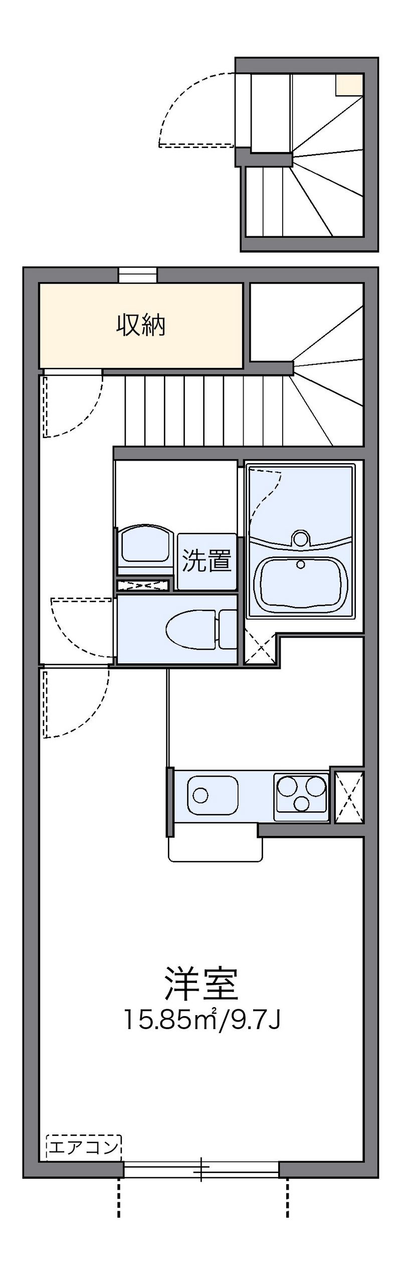 レオネクストパールソレイユ 間取図
