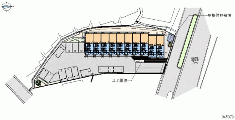 レオネクストウリュウ 月極駐車場