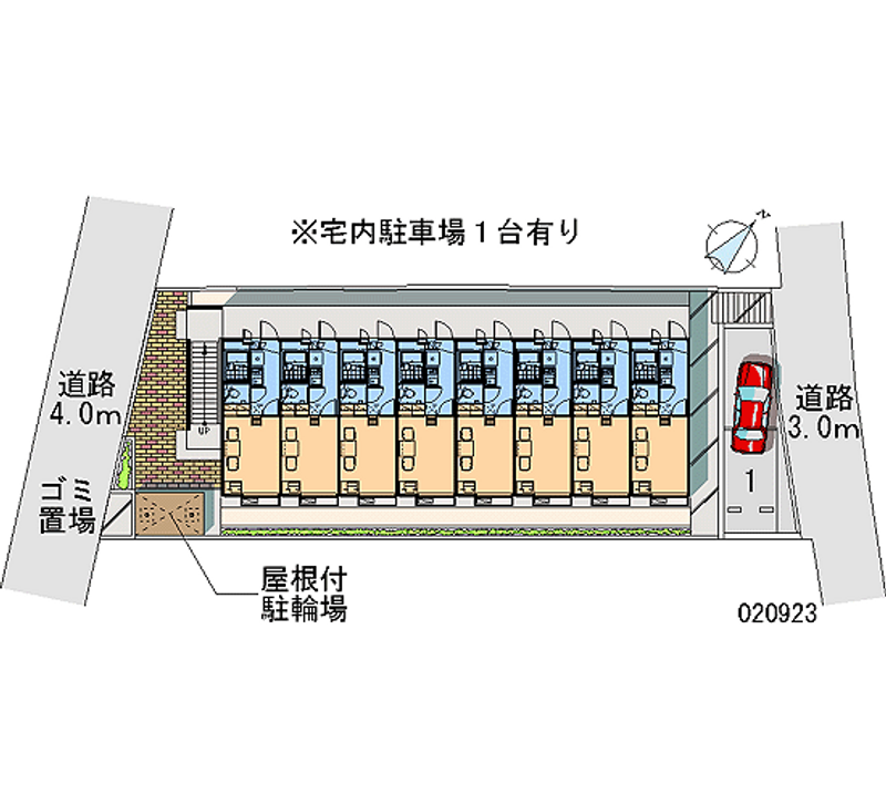 レオパレスレイヒルズ 区画図