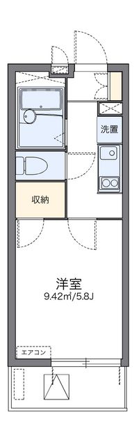 レオパレスＲｅｉ 間取り図