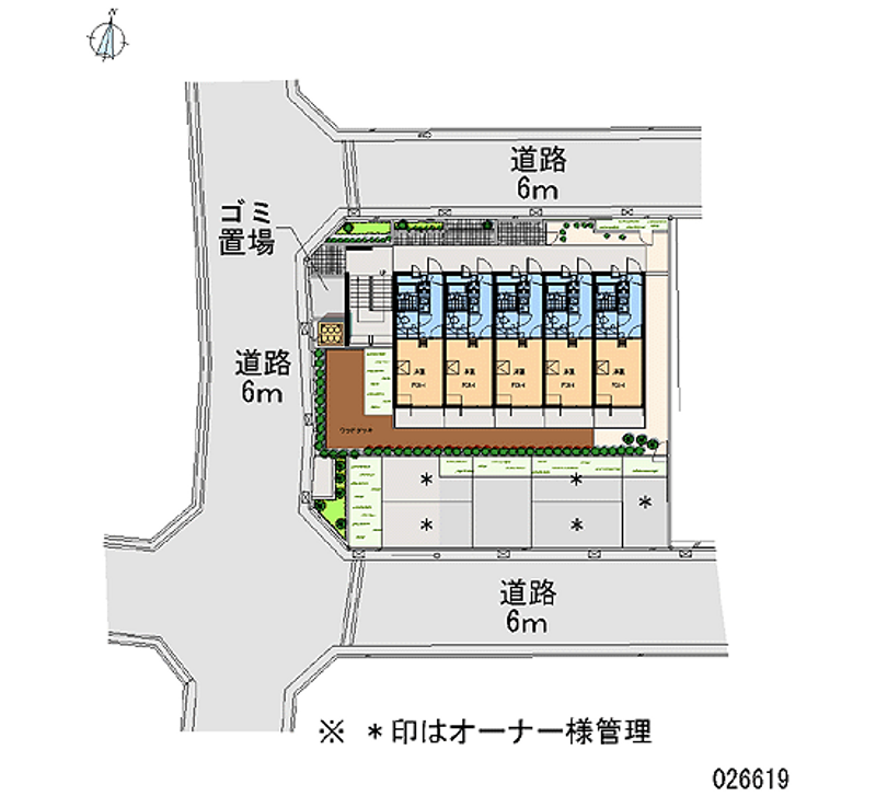 レオパレスジュノス芦屋 区画図