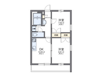 レオパレスラウムふじみ野 間取り図