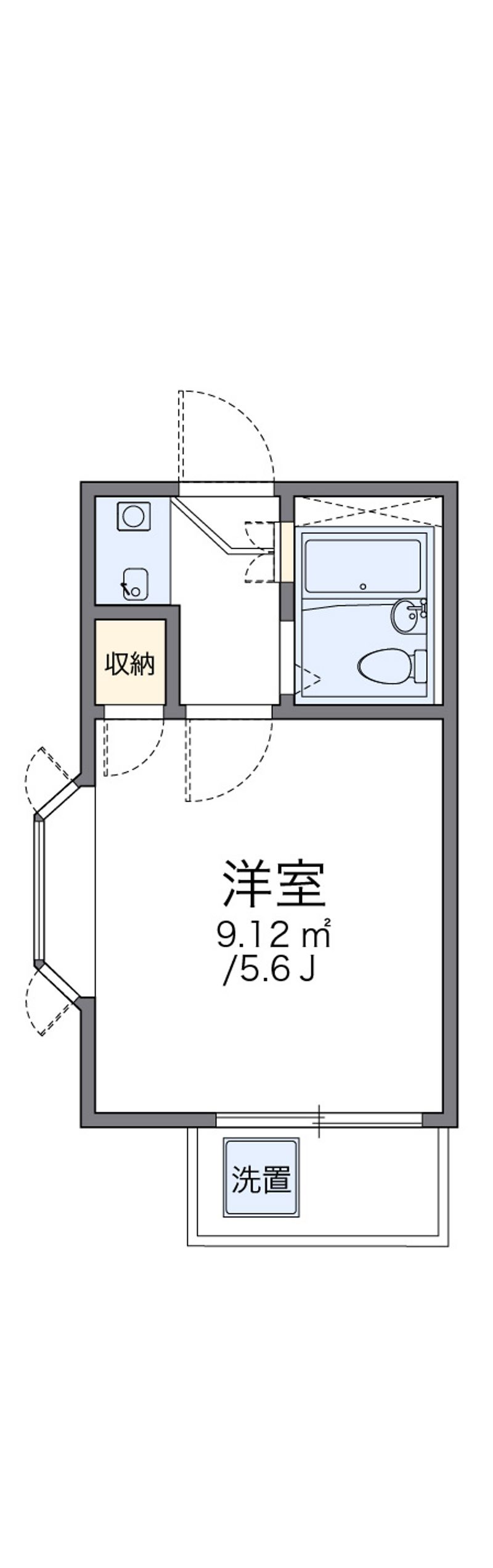 leopalace Takenotsuka Dai10 Floor plan