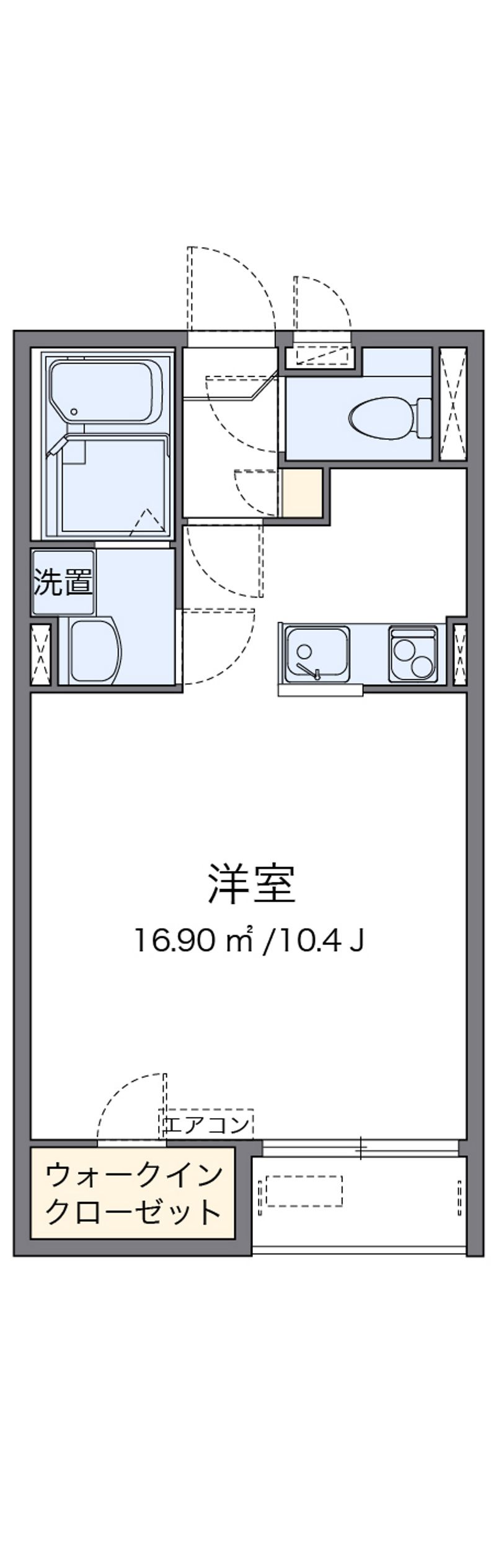 クレイノ宝塚東 間取図