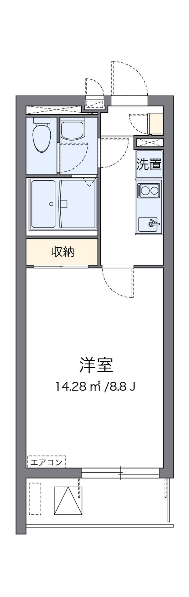 クレイノルーチェ　デル　ソーレ 間取図