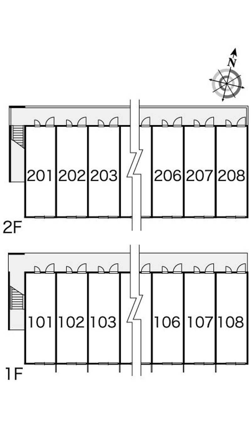 レオパレスａｃｔｉｖｅ 間取配置図