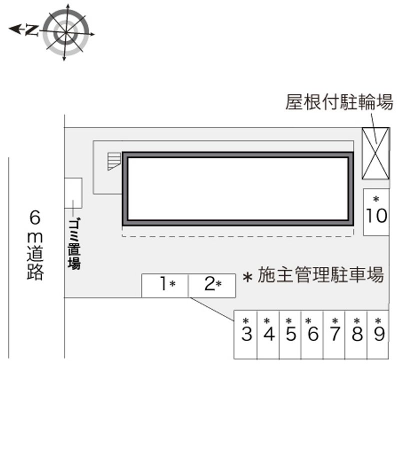 レオパレス代万 配置図