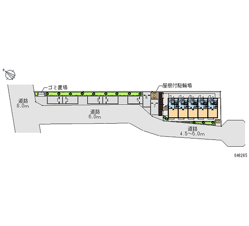 レオパレスプランドールＫＯＺＵ 月極駐車場