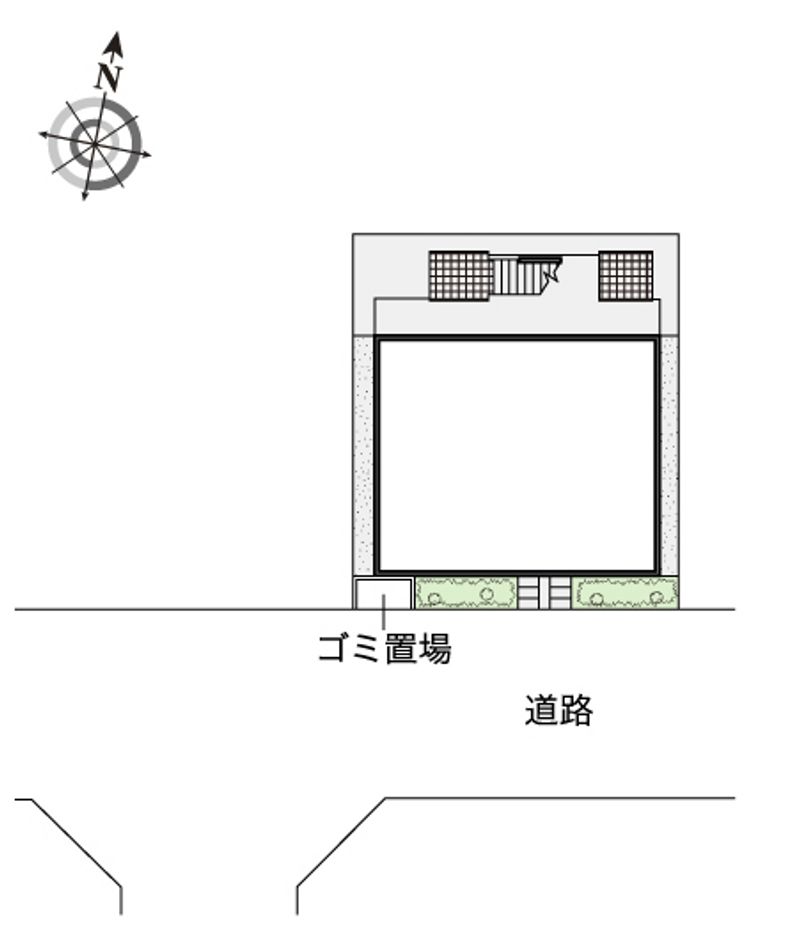 レオパレスサンフラワー 配置図