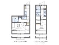 レオパレスホカリズ登戸 間取図