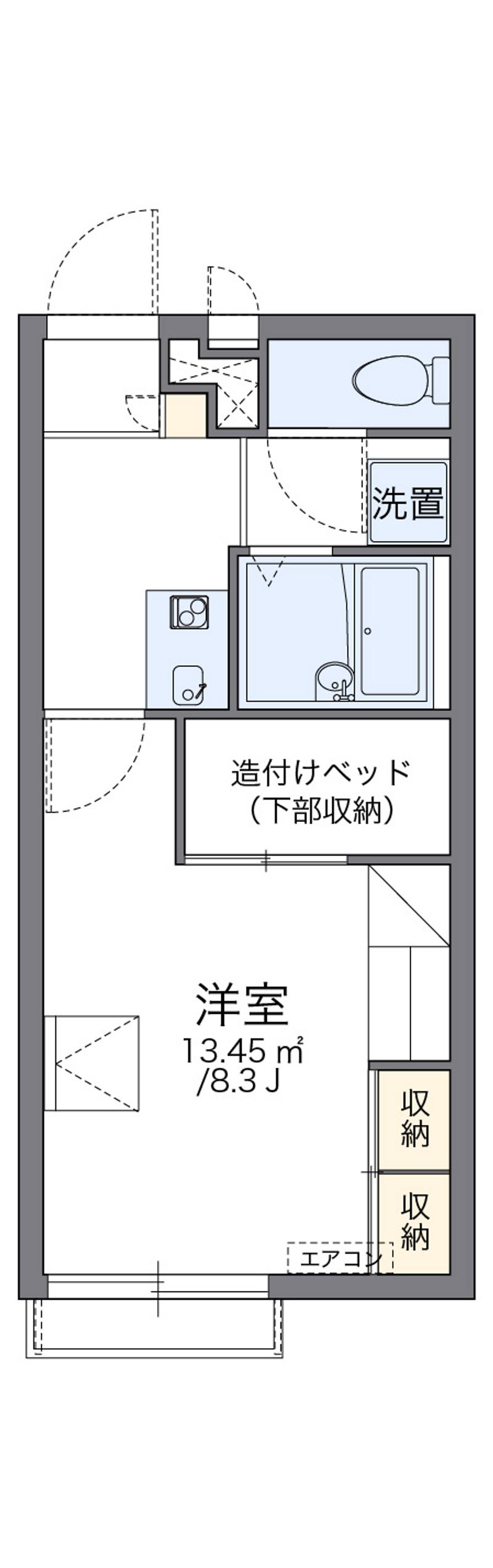 レオパレスＭＩＮＯＲＩＡ 間取図