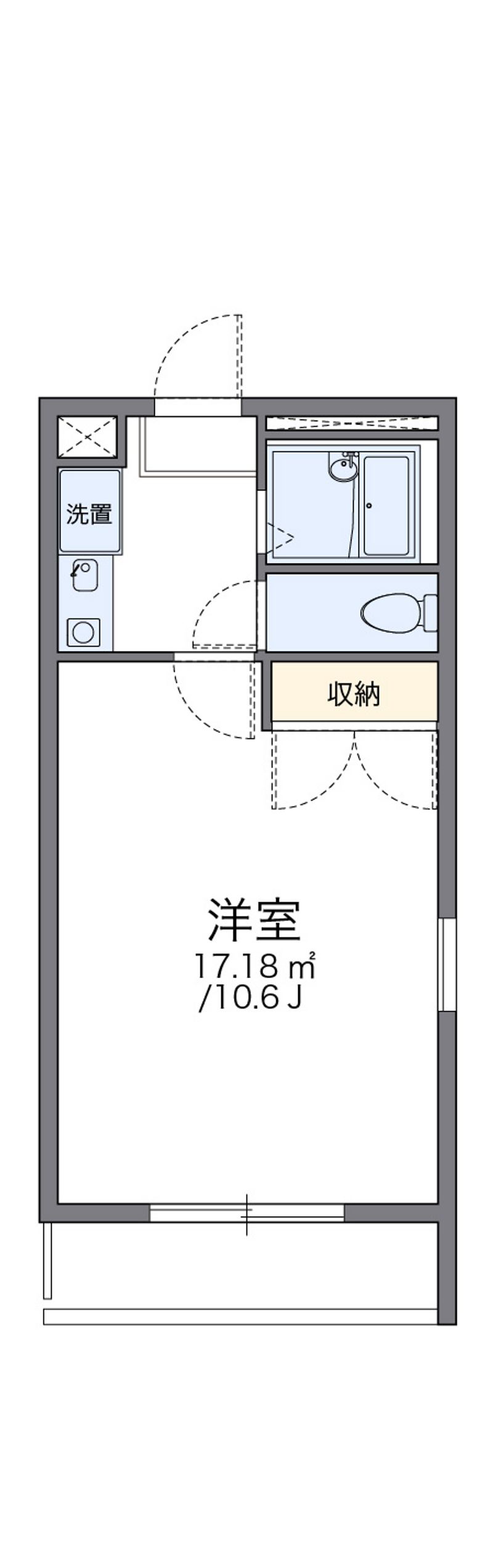 レオパレスＬｉｇｈｔｌｉｆｅⅠ 間取図