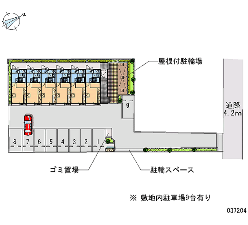 レオパレスファインパレス 区画図
