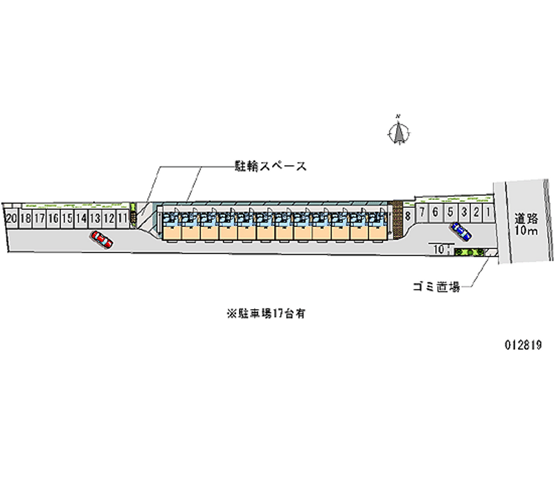 レオパレスフジ 月極駐車場