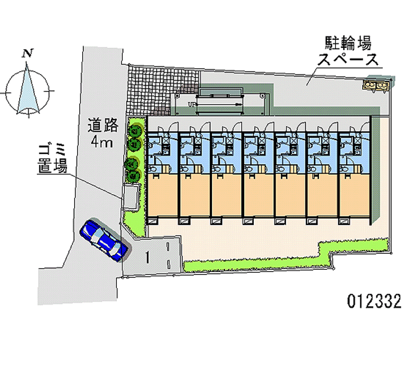 レオパレスサクセス・Ｎ 区画図