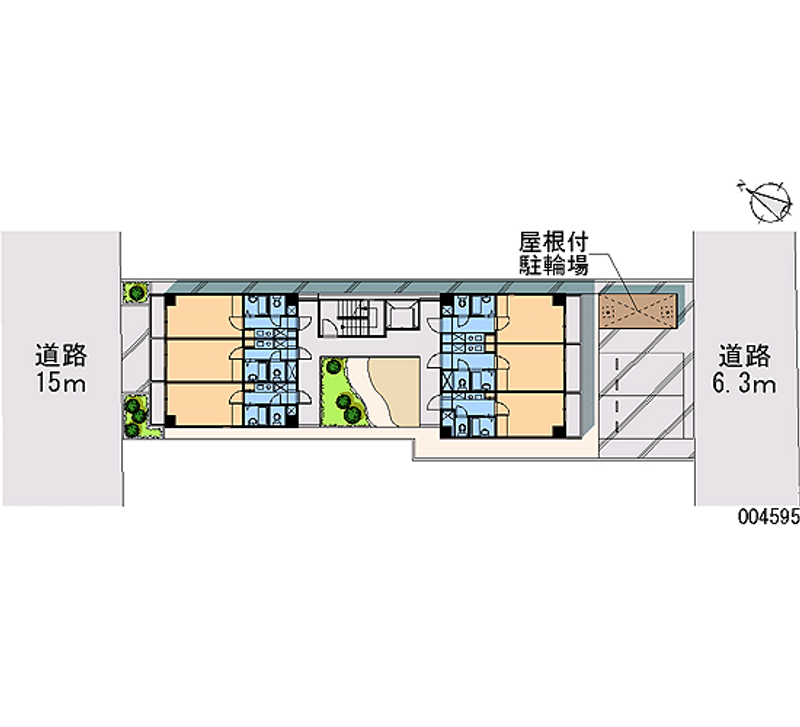 レオパレスＲＸ倉敷 区画図