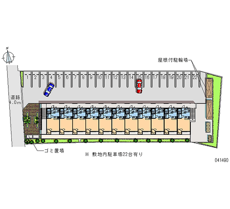 41490 bãi đậu xe hàng tháng