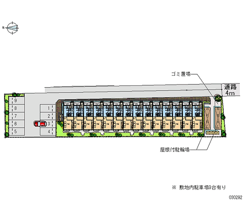 レオパレスＣｏｓｍｏ 月極駐車場