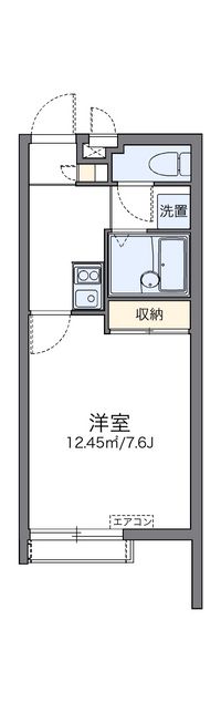 レオパレスコーラルリーフ 間取り図