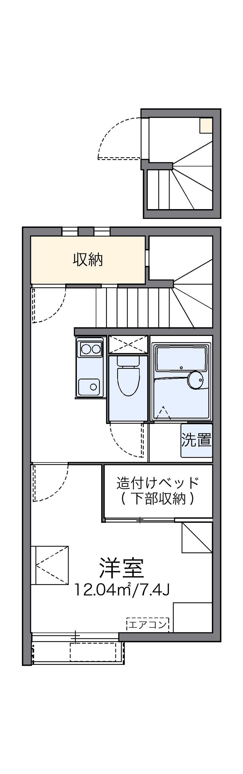 レオネクストミツハウス　テトラ 間取図