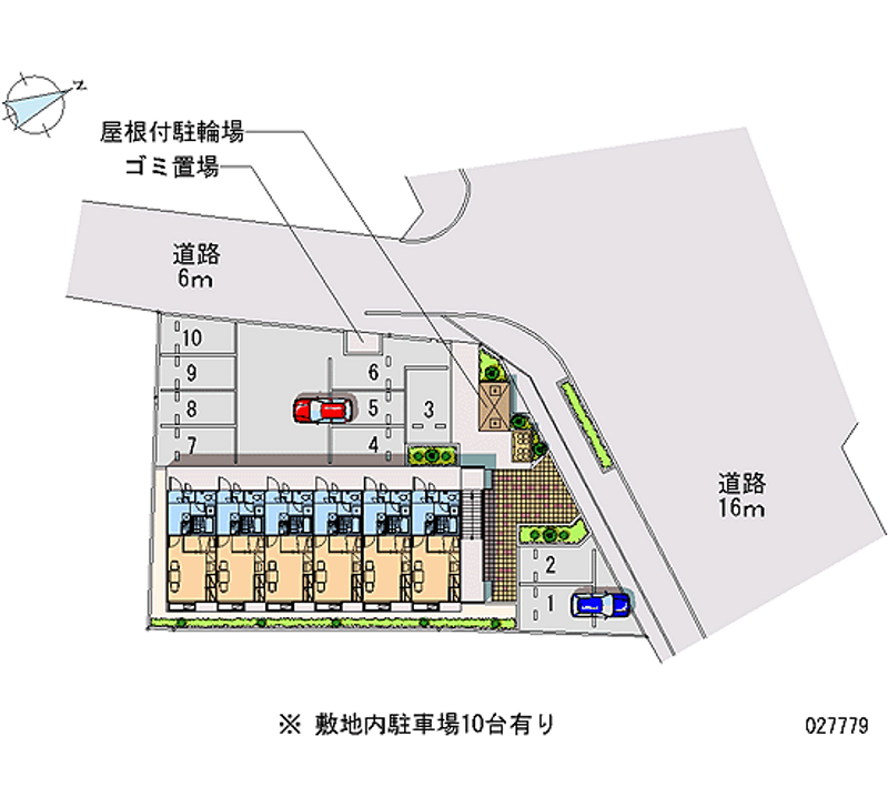 レオパレスルミエール 月極駐車場