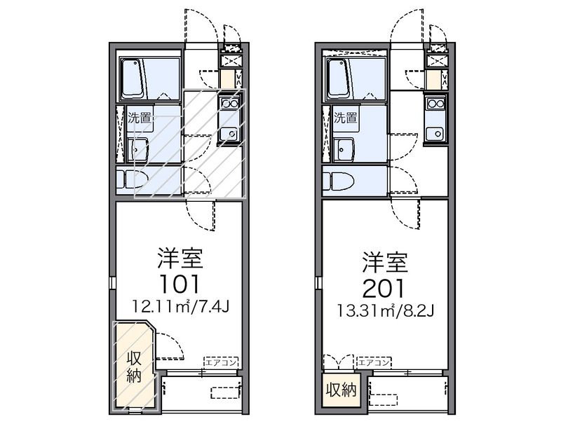 レオネクストセレッサⅢ 間取図
