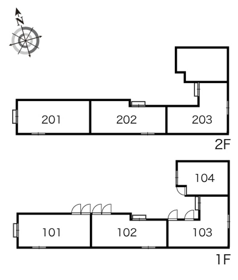 レオパレス末広 間取り配置図