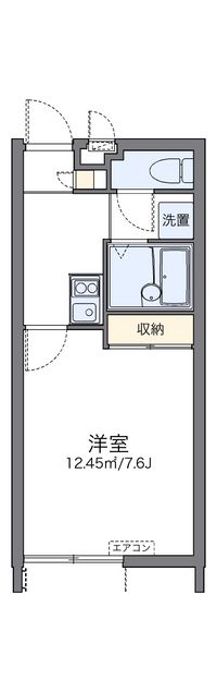 レオパレス我那覇ヒルズ 間取り図