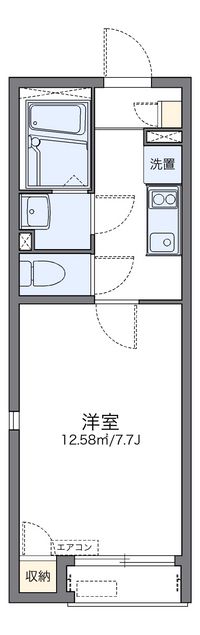 レオネクストキャナル 間取り図