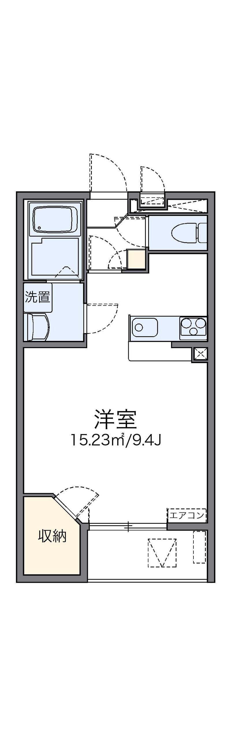 レオネクストグレースクレストⅢ 間取図