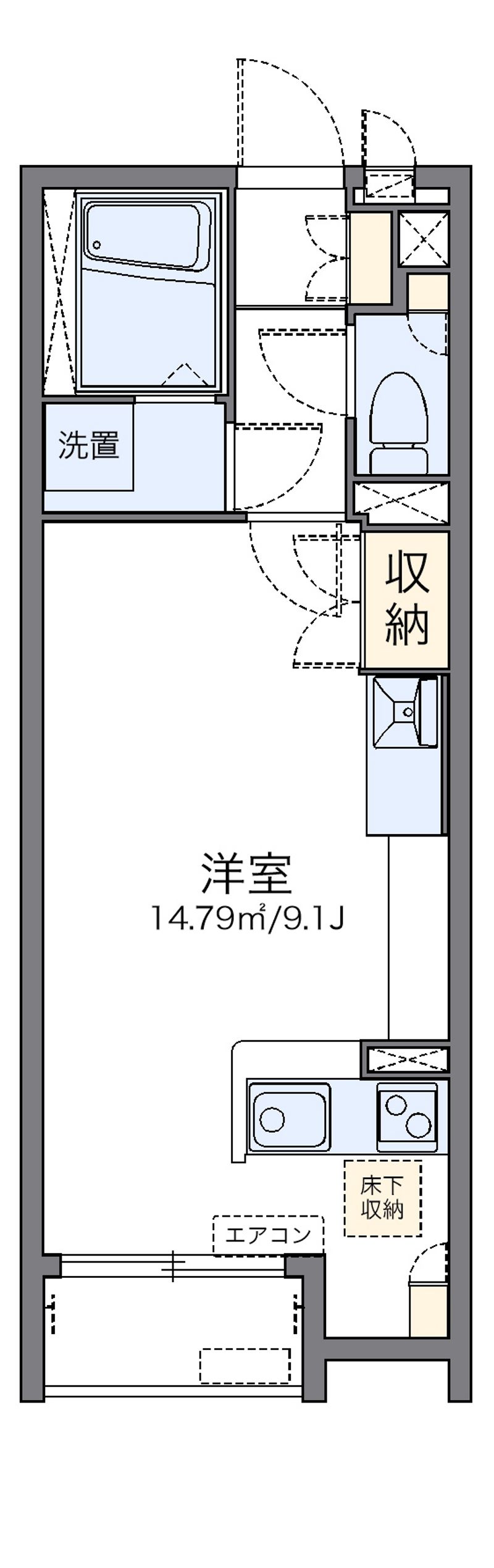レオネクストクラムⅡ 間取図